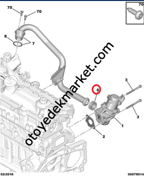 Citroen C4 (2004-2011) 1.6 Hdi Egr Kelepçesi (İthal)