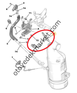 Citroen C4 (2010-2014) 1.6 Hdi 92 Hp Üst Oksijen Sondası (Delphi)