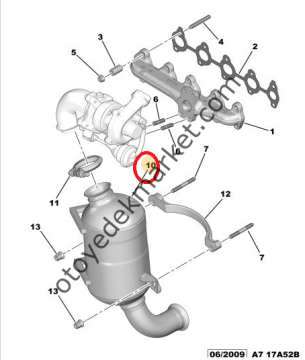 PEUGEOT 207 1,4 HDI KATALİZÖR (ORJİNAL)
