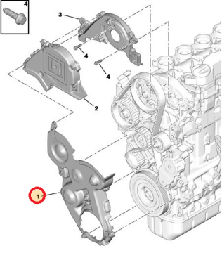 PEUGEOT PARTNER TEPEE (2009-2017) 1,6 HDI TRİGER TRİGER KAPAK SETİ 3 LÜ (FASE)