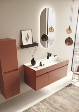 Orka Lusso 120 Banyo Dolabı Tarçin (Boy Dolabı Hariçtir)