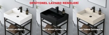 Orka Capetown 60 Banyo Dolabı Siyah Lavabolu