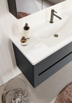 Orka Varna 80 Banyo Dolabı + Boy Dolabı 40 Kaşmir ( Boy Dolabı Dahildir )