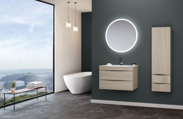 Orka Vento 80 Banyo Dolabı Glasgow ( Boy Dolabı Hariçtir )