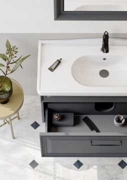 Orka Design 80 Banyo Dolabı Antrasit ( Boy Dolabı Hariçtir )
