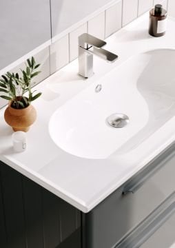 Orka Nuvola 80 Banyo Dolabı + Boy Dolabı 40 Beyaz ( Boy Dolabı Dahildir )