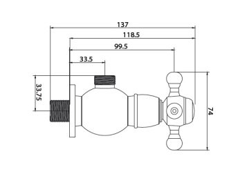 Orka Truva Ara Musluk TR 101 C Krom