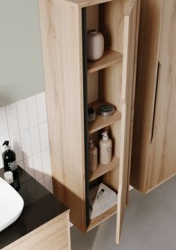 Orka Galia 80 Banyo Dolabı + Boy Dolabı 40 Legnano ( Boy Dolabı Dahil 1 Ad. )