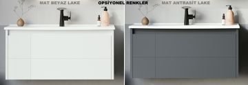 Orka Likya 100 Banyo Dolabı + Boy Dolabı 40 Beyaz (Boy Dolabı Dahildir)