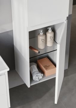 Orka Likya 100 Banyo Dolabı Beyaz (Boy Dolabı Hariç)