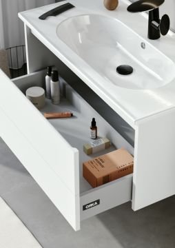 Orka Likya 100 Banyo Dolabı Beyaz (Boy Dolabı Hariç)