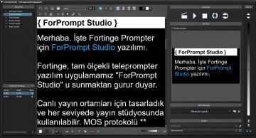 ForPrompt Studio Prompter Yazılımı