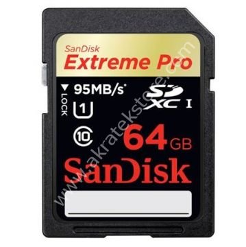Sandisk 64GB SD KART 95mb/s