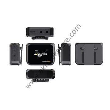 WM12-2 (2TX+1RX Kablosuz Yaka Mikrofonu)