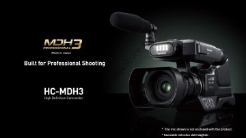 Panasonic HC-MDH3