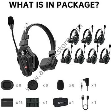 Solidcom C1-8S Kablosuz Intercom Sistemi ( 8 Kullanıcı )