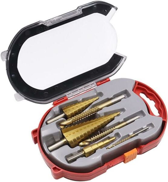 LEO 6 Parça Kademeli Matkap Ucu Sac Delme Seti Özel Kutulu