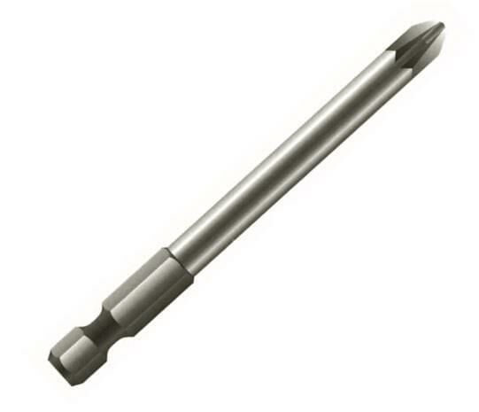 LEO 100 Adet PZ1 25mm ¼’’ S2 Kalite Mıknatıslı Bits Pozi Matkap Ucu,Tornavida Ucu