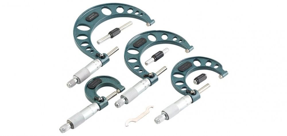 GFB 4 Parça Mikrometre Seti (0-25mm- 75-100 mm)