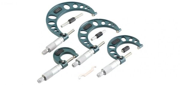 GFB 4 Parça Mikrometre Seti (0-25mm- 75-100 mm)