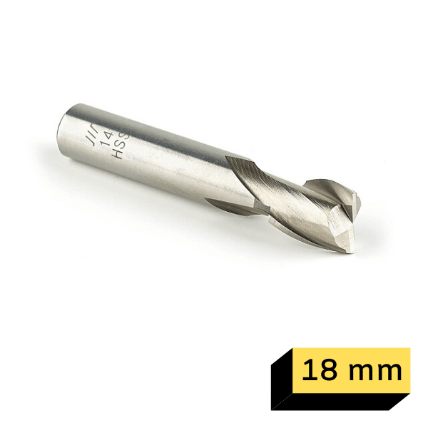 GFB HSS 2 Ağızlı Freze 18 mm