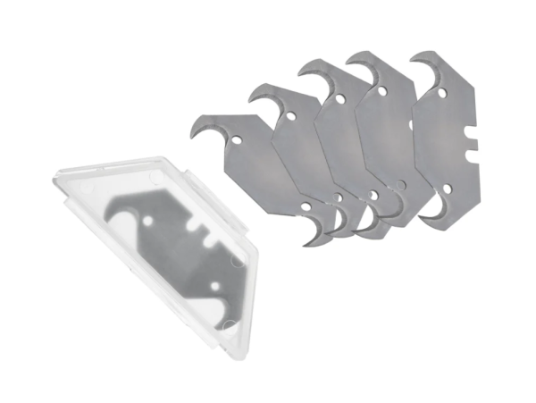 LEO Kancalı Maket Bıçağı Yedeği 5 Li Sx-66C-5