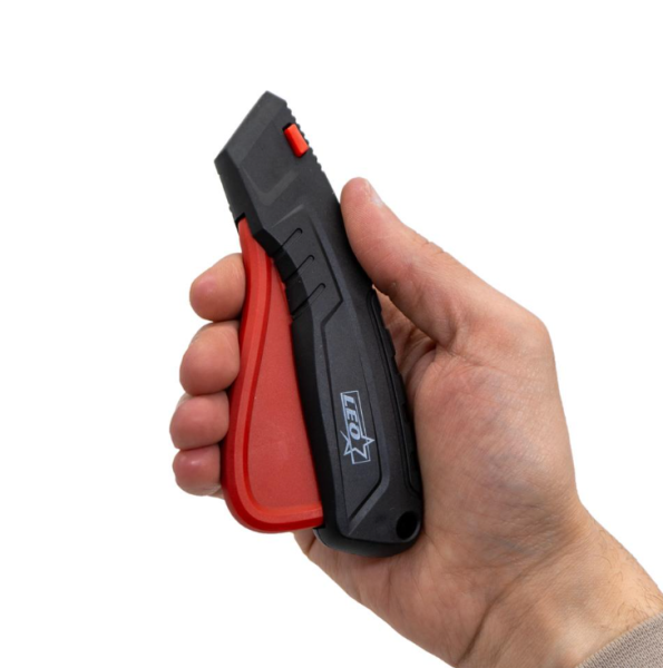 Leo SX-9607 Otomatik Geri Çekmeli Emniyetli Maket Bıçağı