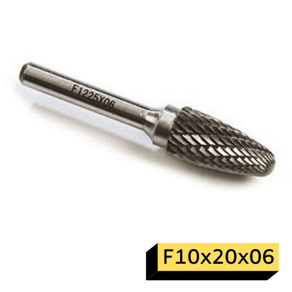 GFB Karbür Kalıpçı Freze F-Küre Uçlu Çam F10x20x06