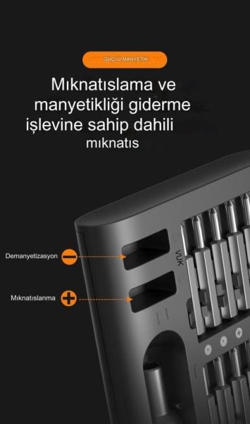 UF TOOLS KS-840117 51 Parça Çok Fonksiyonlu Hassas Tornavida Seti