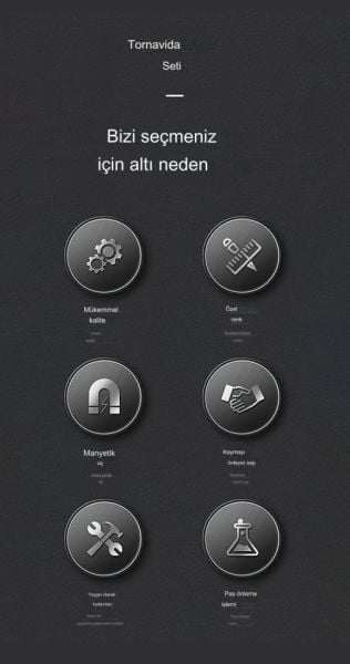 UF TOOLS 150 Parça Hassas Tornavida Seti KS-840150