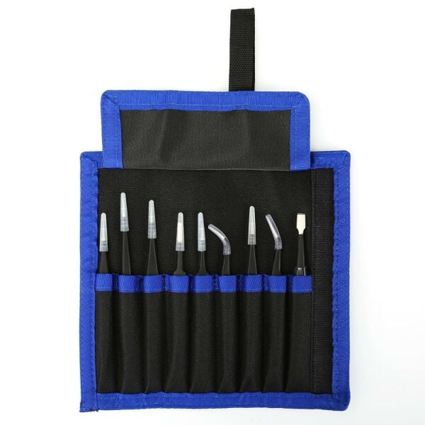 UF TOOLS KS-ESD-9 9 Parça Antistatik Cımbız Seti