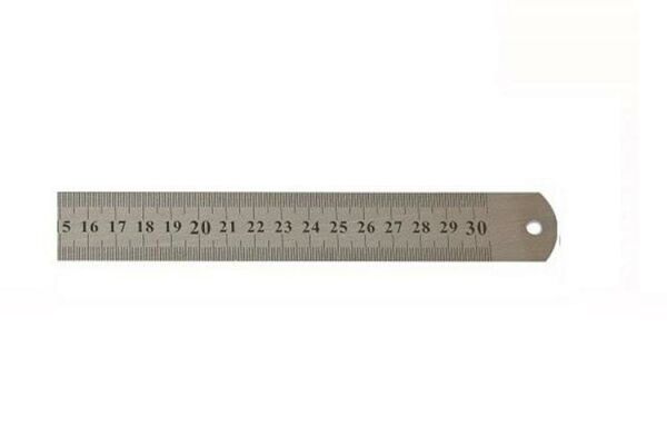 LEO Çift Taraflı Çelik Cetvel 300x25mm