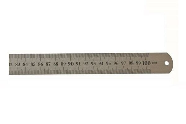 LEO Çift Taraflı Çelik Cetvel 1000x35mm