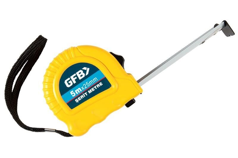 GFB Çelik Şerit Metre 5 mt*25 mm