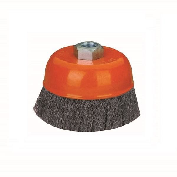 LEO Saçaklı Çanak Tel Fırça 125mm