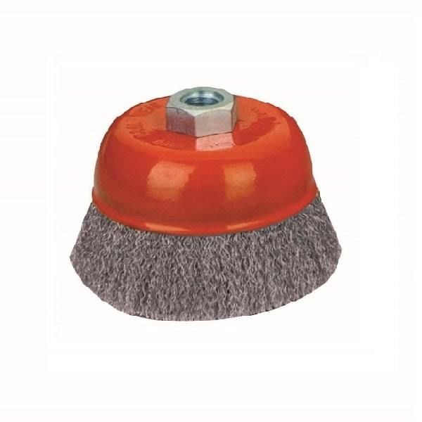 LEO Saçaklı Çanak Tel Fırça 125mm