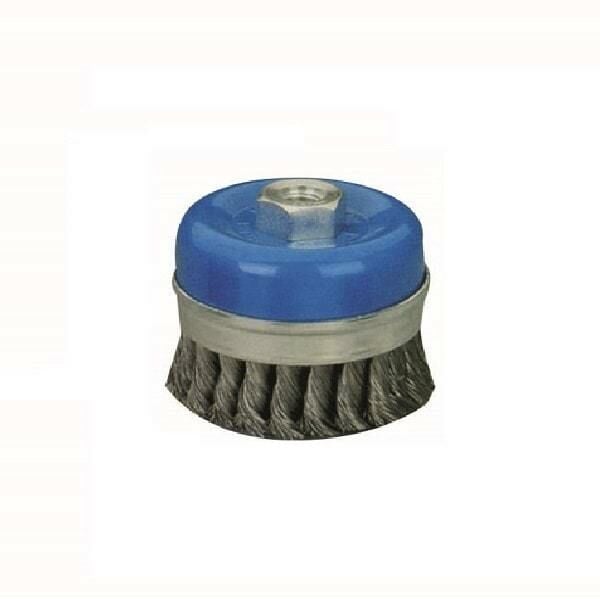 LEO Burgulu Çanak Tel Fırça , Çelik Kuşaklı 100mm