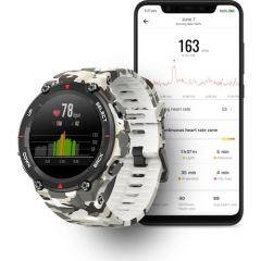 Amazfit T-Rex Akıllı Saat - Amoled Ekran - 5 ATM Suya Dayanıklı - Camo Green
