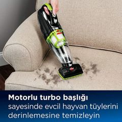 Bissell Pet Hair Eraser Evcil Hayvanlar Için Özel Başlıklı El Tipi Elektrikli Süpürge