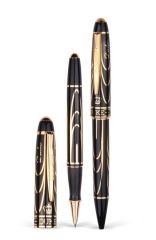 İsme Özel M6281R Siyah-Gold Kalem Seti