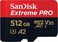 SanDisk SDSQXCZ-512G-GN6MA Extreme 512GB Micro SD Kart
