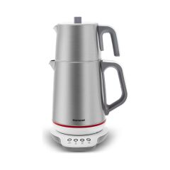 Homend Royaltea 1709H Konuşan Inox Çay Makinesi, Beyaz