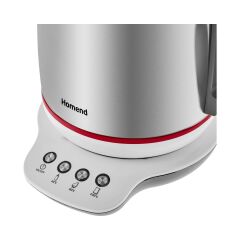 Homend Royaltea 1709H Konuşan Inox Çay Makinesi, Beyaz