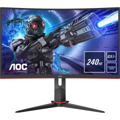 AOC C27G2ZU/BK 27'' 240Hz 0.5 ms (HDMI+Display) FreeSync Full HD Curved Monitör