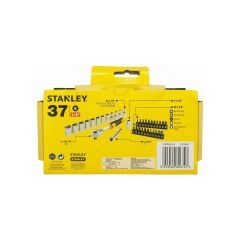 Stanley STMT82672-0 1/4 Kompakt Lokma Takımı ve Bits Uç Seti 37'li