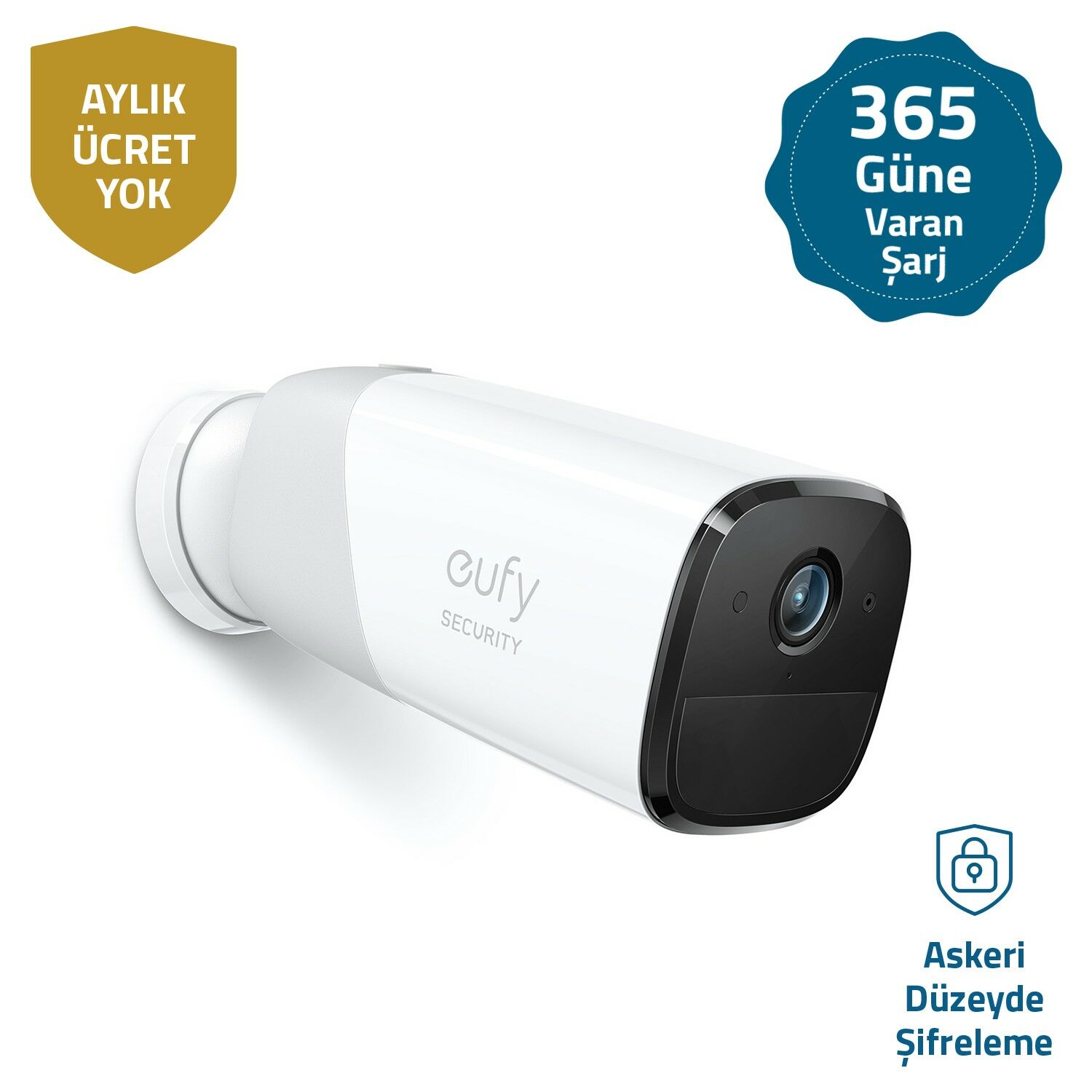 Anker Eufy Security Eufycam 2 Pro Kablosuz Akıllı Güvenlik ve 2K Kamera Sistemi Eklenti Kamera - T81403