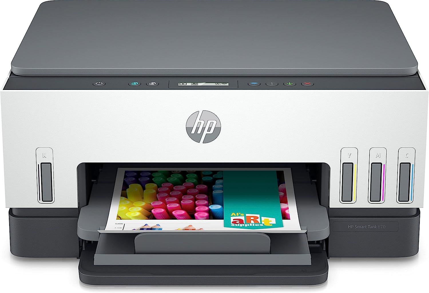 HP Smart Tank 670 All-in-One yazıcı, Baskı, Tarama, Kopyalama, Kablosuz, 6UU48A