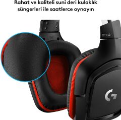 Logitech G G332 Kablolu Kulak Üstü Oyuncu Kulaklığı