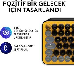 Logitech POP Keys Blast Kablosuz Mekanik Klavye