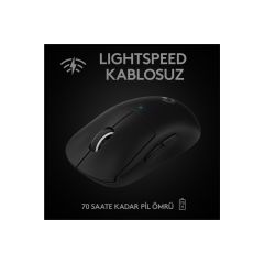 Logitech G PRO X SUPERLIGHT Ultra Hafif HERO 25.600 DPI 400 IPS LIGHTSPEED Kablosuz Oyuncu Mouse